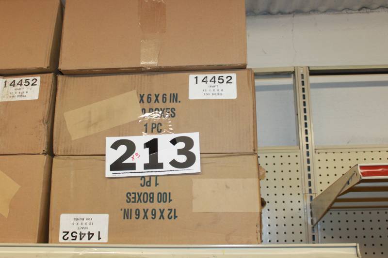 300 Brown 1 Piece Boxes (12 x 6 x 6)
