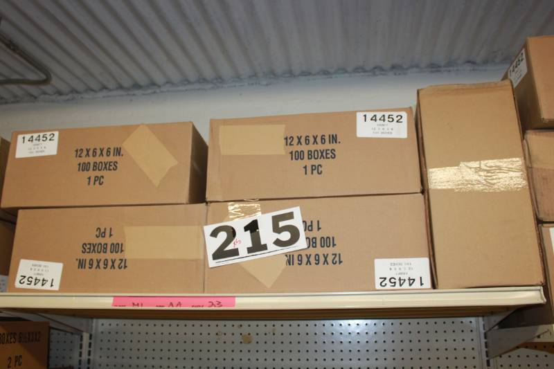 500 Brown 1 Piece Boxes (12 x 6 x 6)