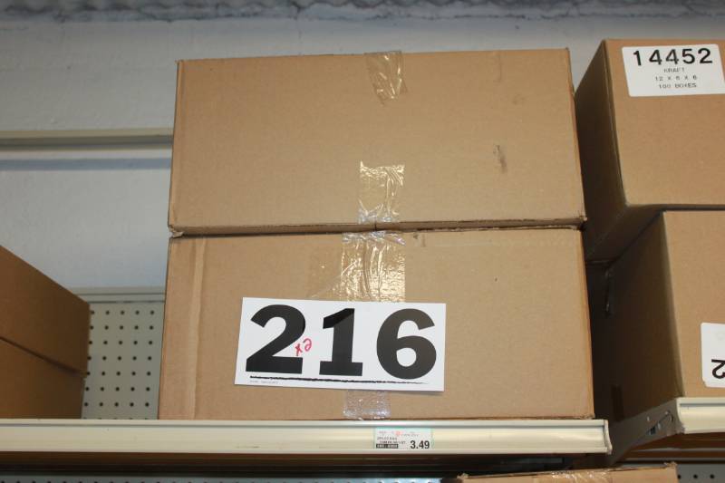 200 Brown 1 Piece Boxes (12 x 6 x 6)