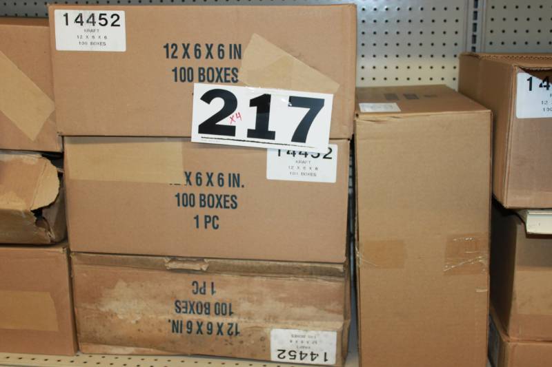 400 Brown 1 Piece Boxes (12 x 6 x 6)