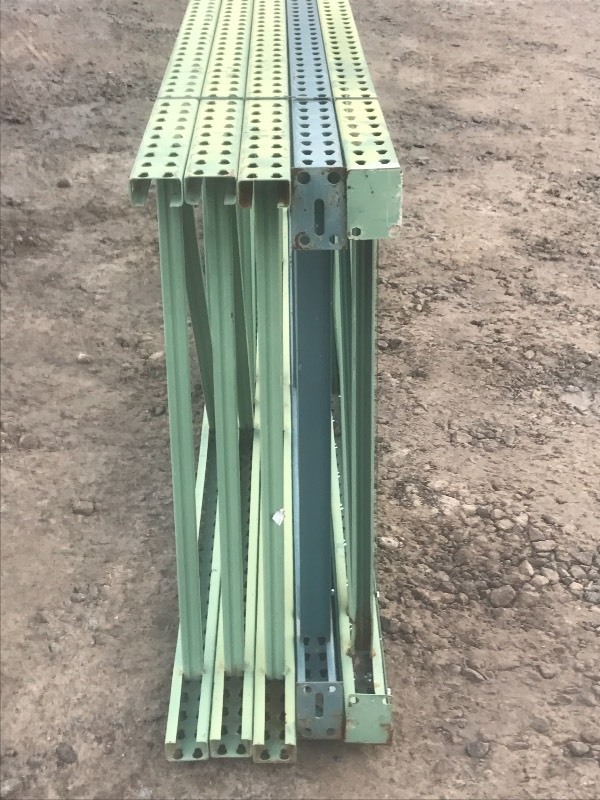 lot 3 image: (5) Pallet Rack Uprights
