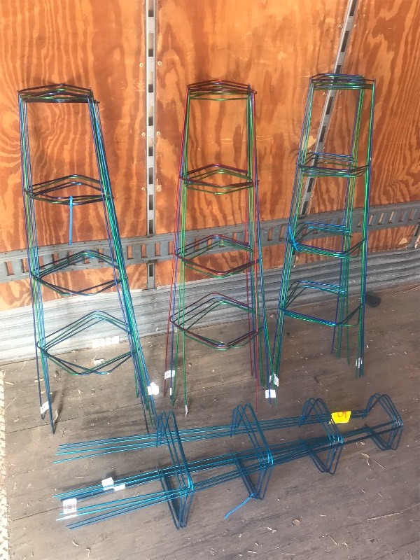 lot 55 image: (16) New 12x42 Steel Plant Supports