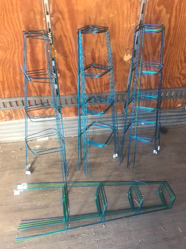 lot 56 image: (16) New 12x42 Steel Plant Supports
