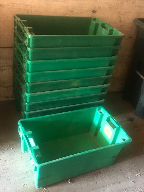 lot 41 image: (9) Commercial Storage Totes