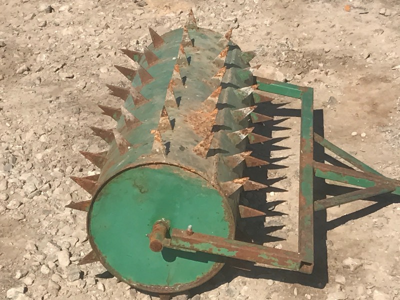 steel spike aerator