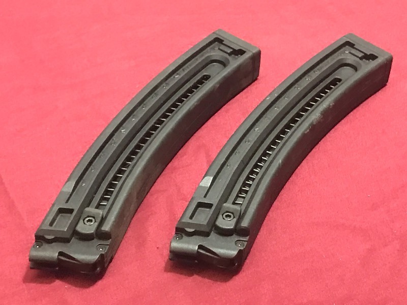 lot 74 image: (2) GSG .22LR Rifle Magazines