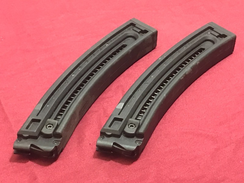 lot 76 image: (2) GSG .22LR Rifle Magazines