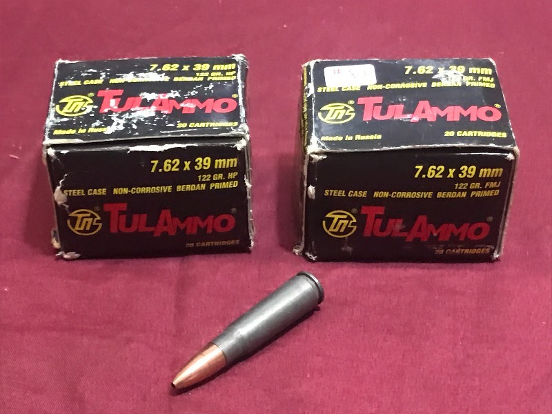 lot 80 image: (40) Rounds 7.62x39mm