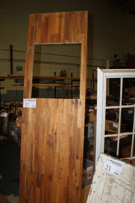 lot 57 image: Butcher Block Countertop w Sink Mount
