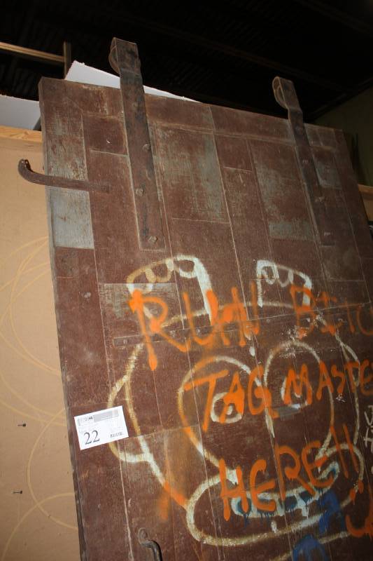 lot 22 image: Barn Door w Hardware