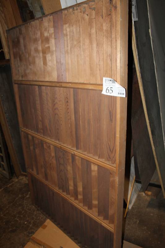 lot 65 image: Fixed Wooden Blinds