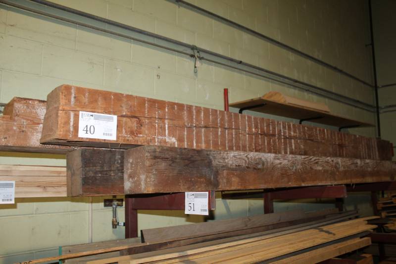 lot 40 image: Lot of (4) 8x8 Wood Boards