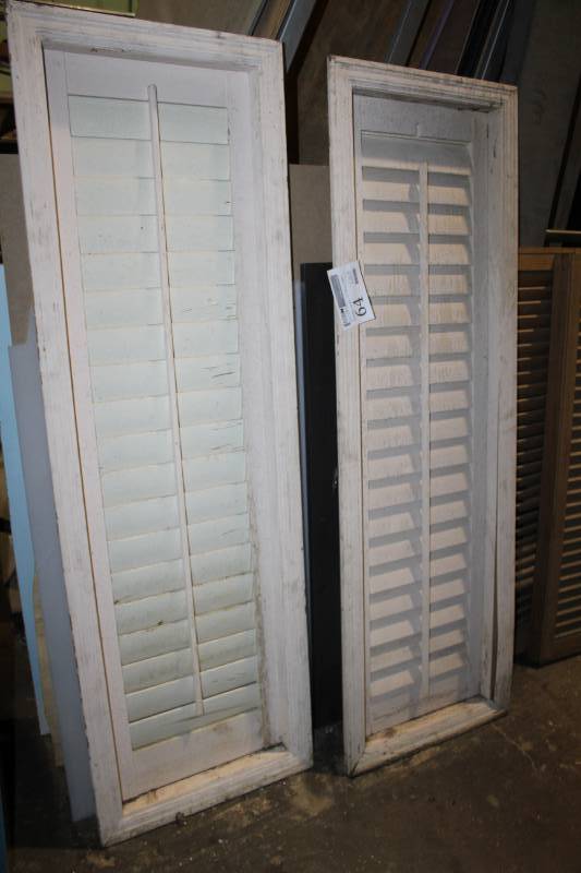 lot 64 image: Plantation Shutters wo Housing Frame