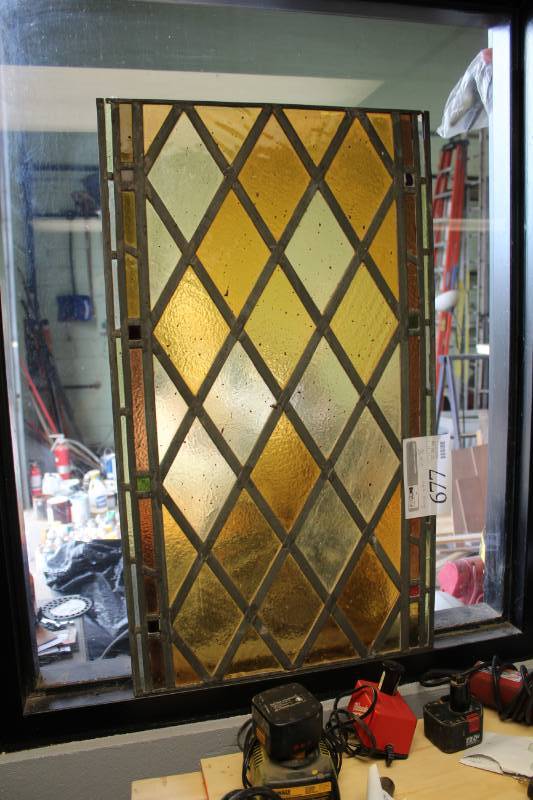 lot 677 image: Stained Glass