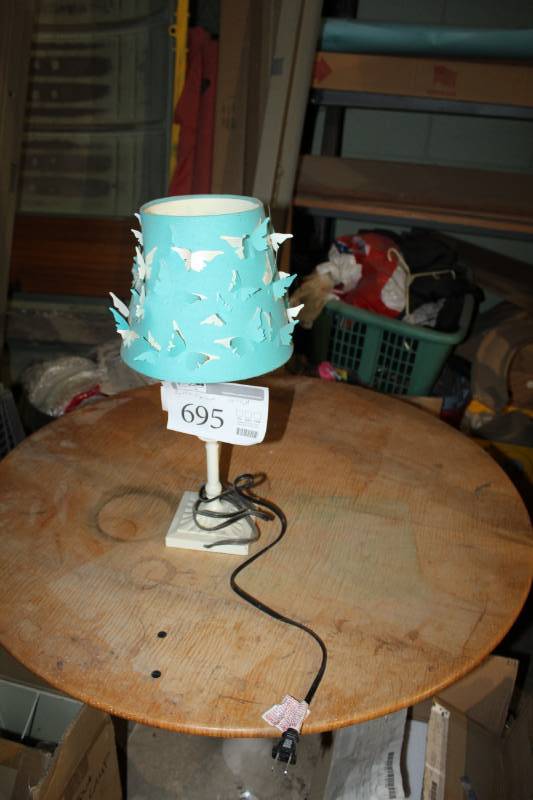 lot 695 image: Butterfly Table Lamp