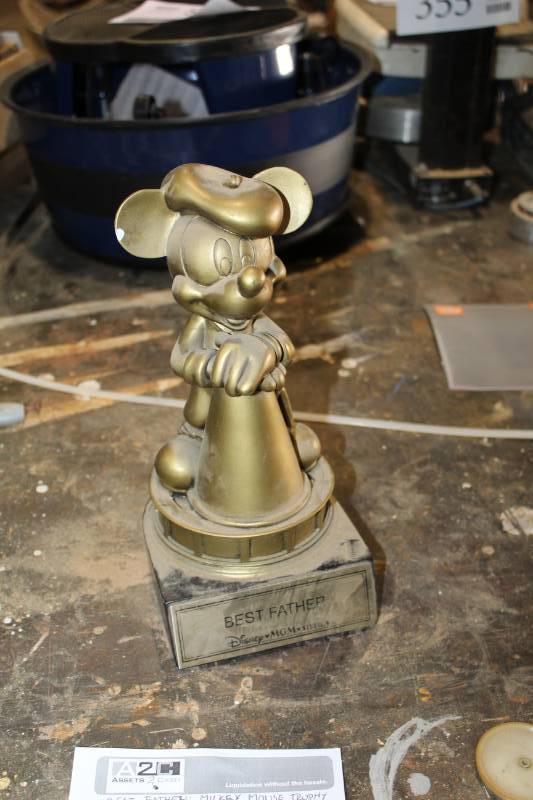 lot 363 image: Best Father Mickey Mouse Trophy