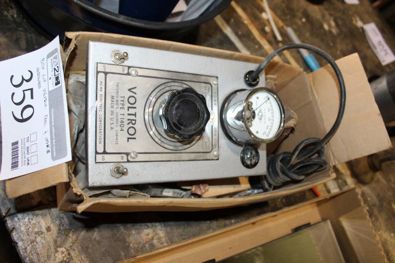 lot 359 image: Acme Electric Co. Voltrol Dial, Hardware