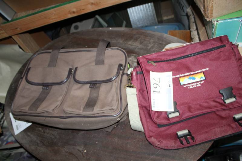 lot 761 image: Lot of (2) Messenger Bags