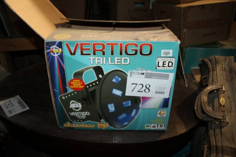 lot 728 image: American DJ Vertigo Tri LED Lamp