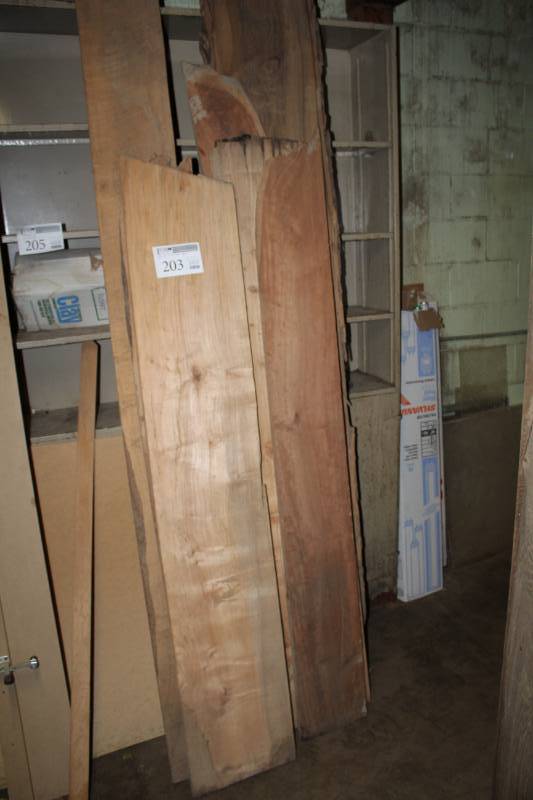 lot 203 image: Live Edge Wood