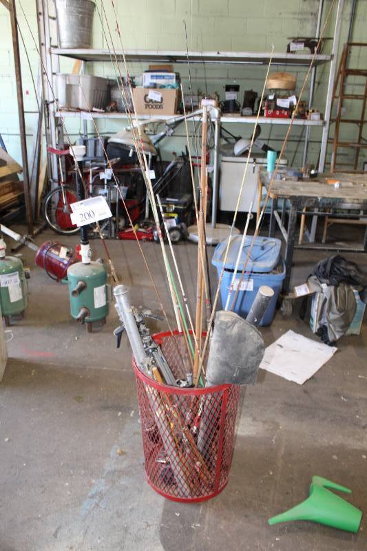 lot 200 image: Lot of (Approximately 12) Fishing Rods