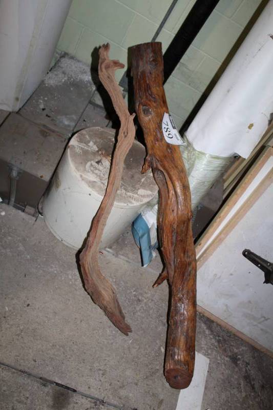 lot 789 image: Lot of (2) Driftwood Pieces