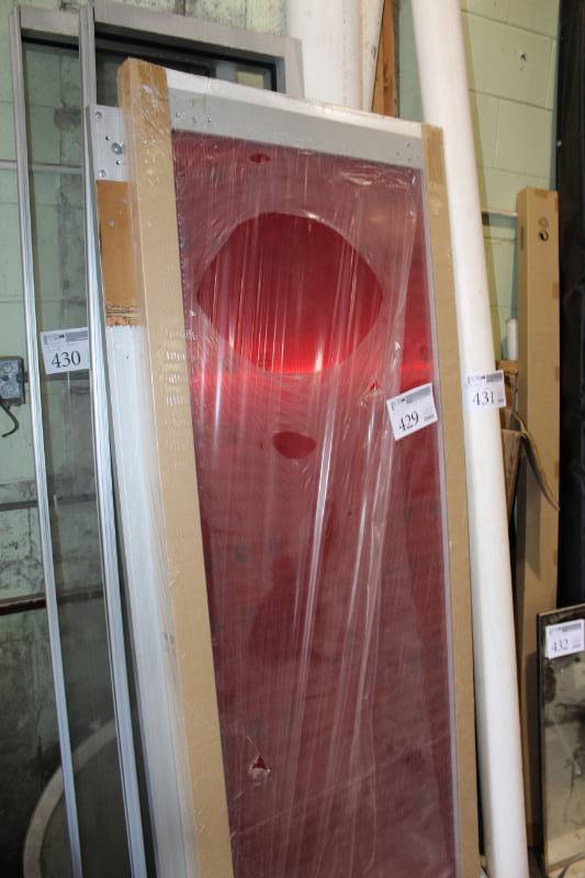 lot 429 image: Lot of (4) Red-Tint Window Panels
