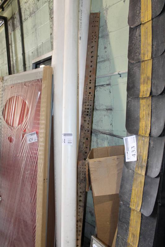 lot 431 image: Lot of (3) PVC Pipes