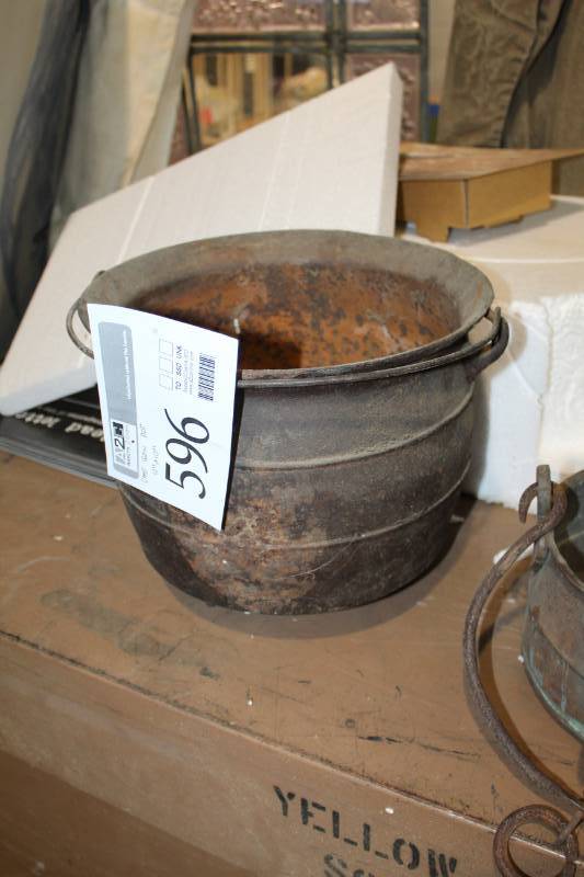 lot 596 image: Cast-Iron Pot