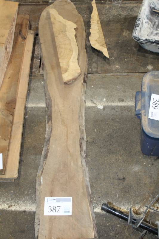 lot 387 image: Live Edge Wood