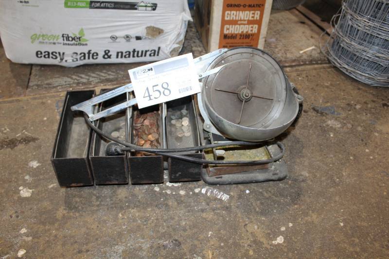 lot 458 image: Vintage Electric Change Sorter