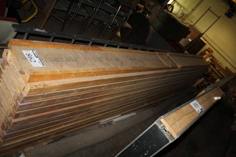 lot 862 image: Lot of (Approximately 20) Wood I-Beams