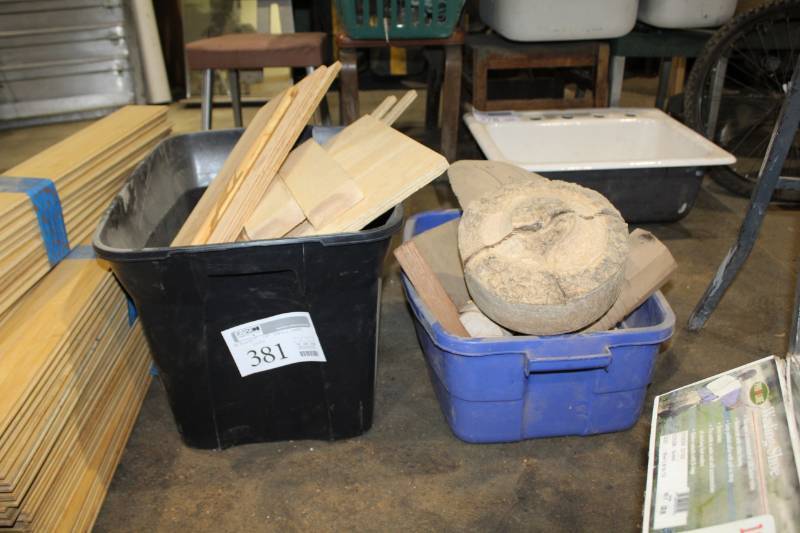 lot 381 image: Cut Wood Pieces