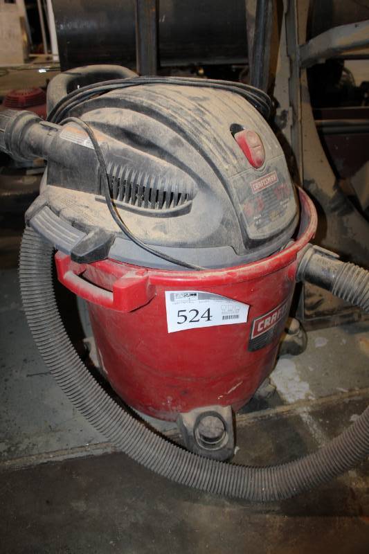 lot 524 image: Craftsman 20-Gallon WetDry Vac