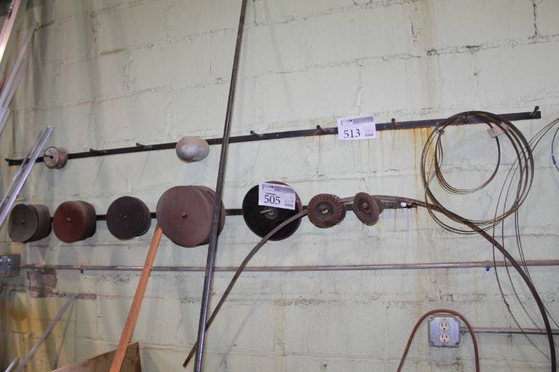 lot 513 image: Lot of (2) Wall-Mounted Racks