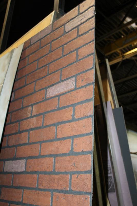 lot 534 image: Lot of (7) Prop Brick Walls