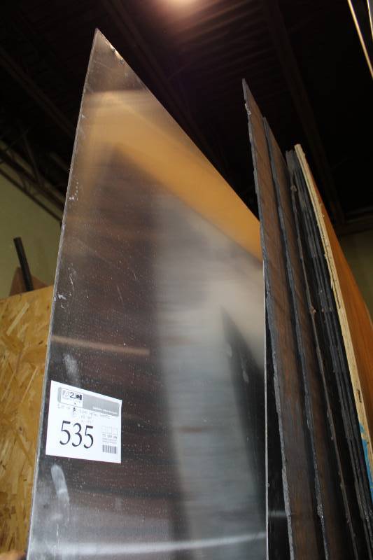 lot 535 image: Lot of (4) Scrap Metal Sheets