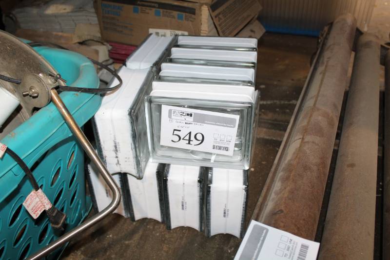 lot 549 image: Lot of (14) Glass Bricks