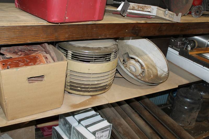lot 546 image: Vintage Home Goods, Lighting, Hardware, Wood Tiles