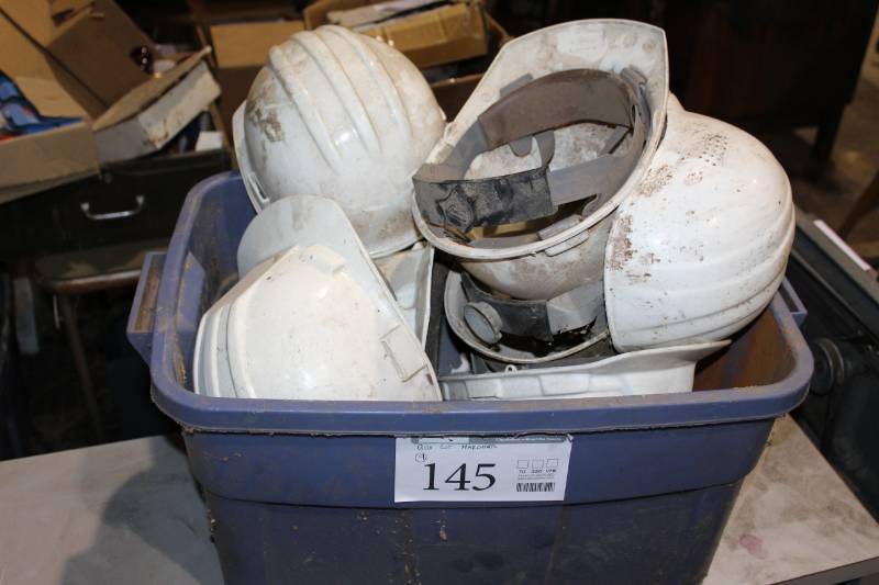 lot 145 image: Lot of (9) Hardhats