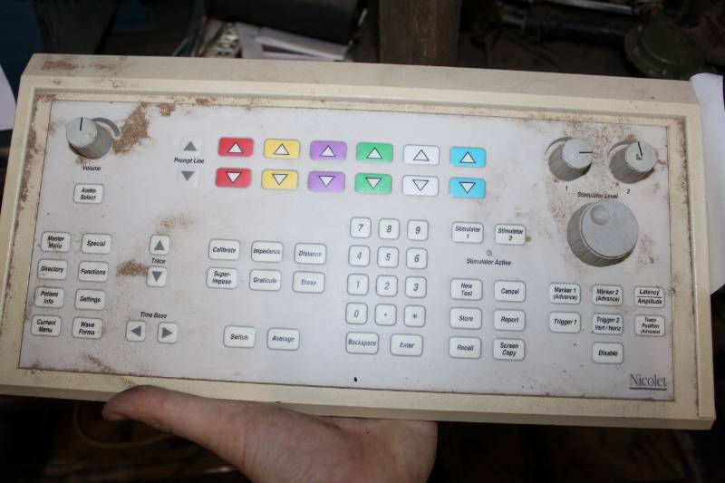 lot 161 image: Vintage Medical Device Control Panel