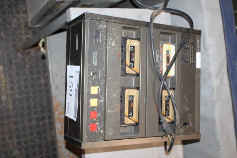 lot 159 image: Sony CCP-1310F Monoaural 16x Ferrite Audio Cassette Duplicator