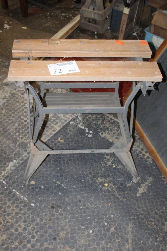 lot 72 image: Black & Decker Workmate Saw Table