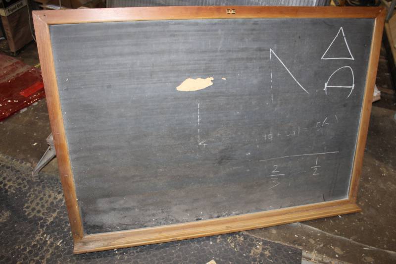 lot 560 image: Vintage Chalkboard
