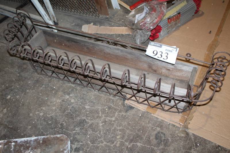 lot 933 image: Flower Basket Window Ledge