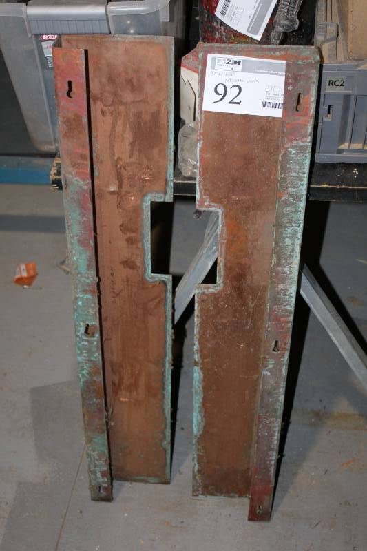 lot 92 image: Lot of (2) Copper Plates