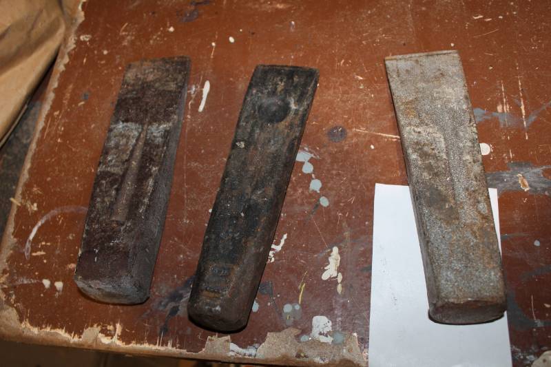 lot 96 image: Lot of (3) Wood Splitter Wedges