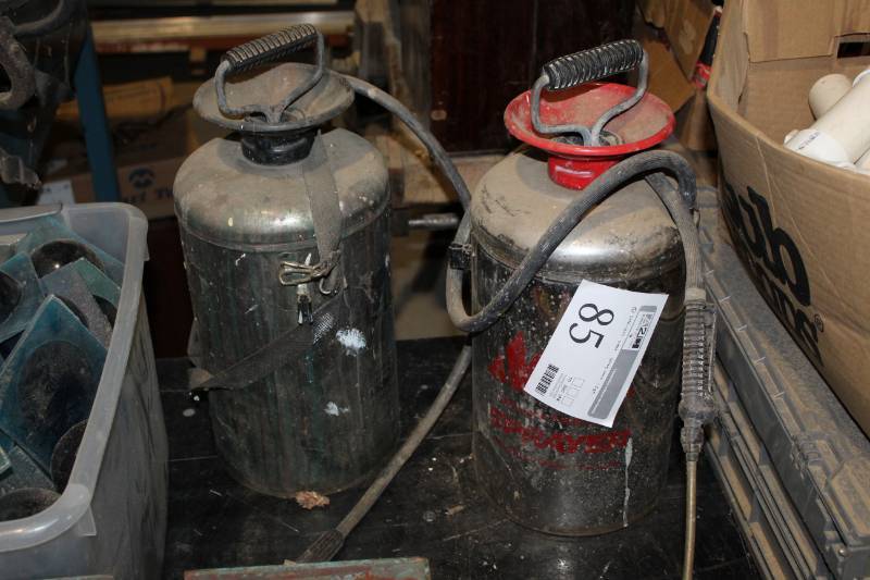 lot 85 image: Lot of (2) Stainless Steel Spray Cans