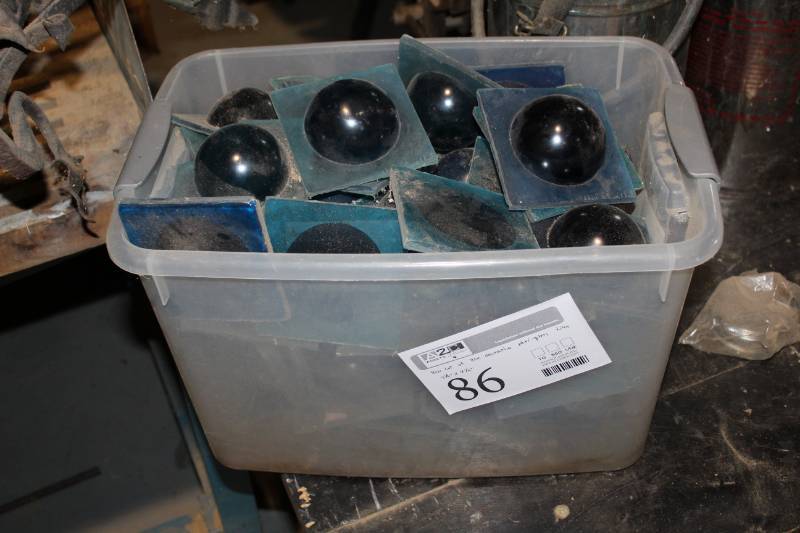 lot 86 image: Blue Decorative Plexiglass Tiles
