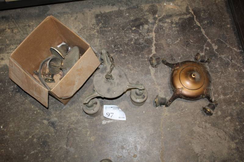 lot 97 image: Vintage Light Fixtures